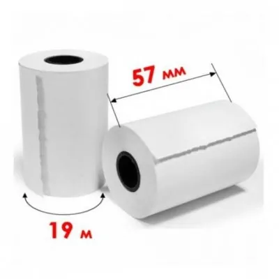 Чекова стрічка 57,5мм x 19м